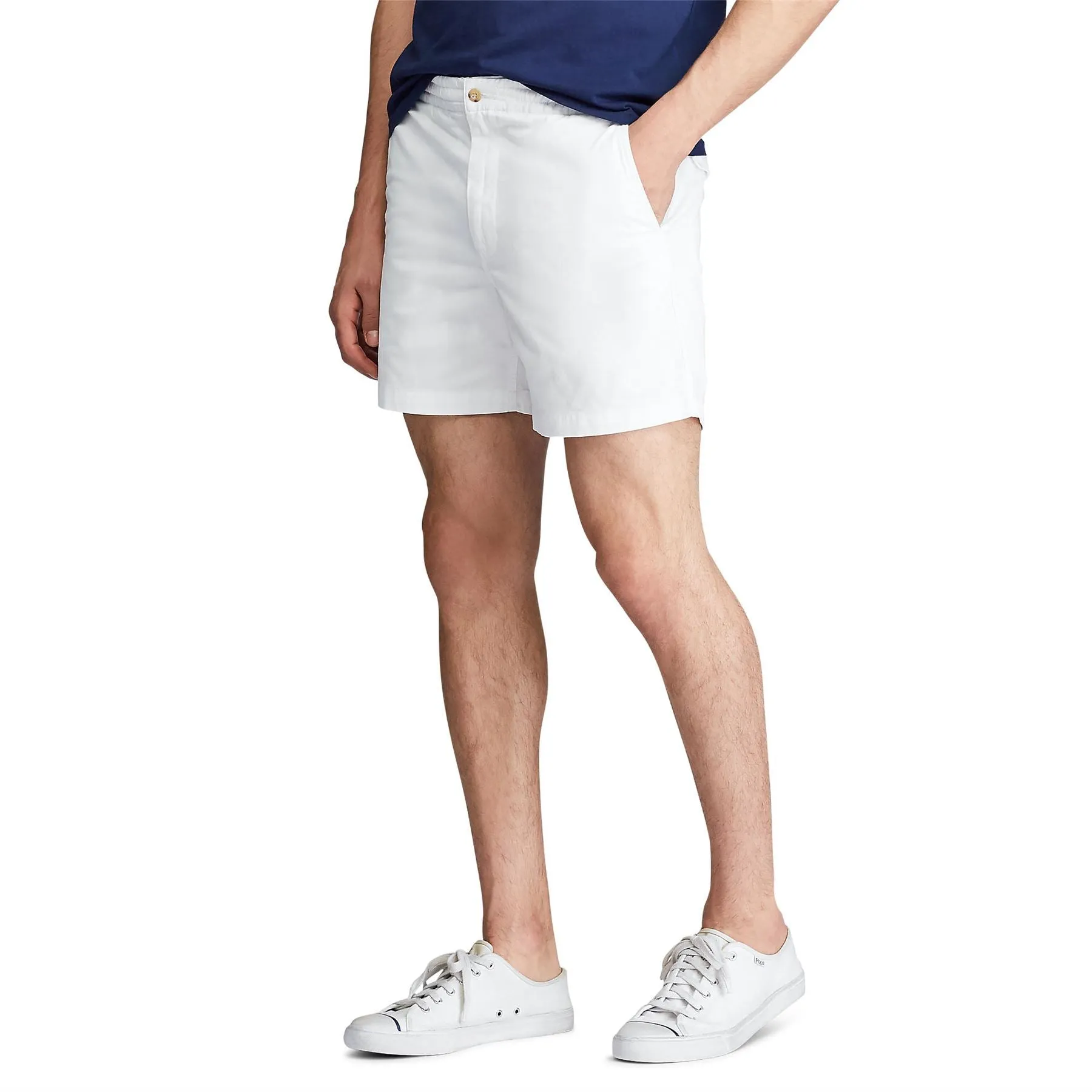 Polo Golf Classic Cotton Shorts White - SU24