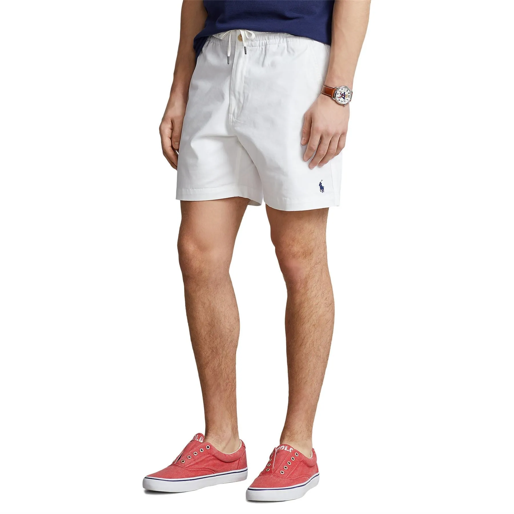 Polo Golf Classic Cotton Shorts White - SU24