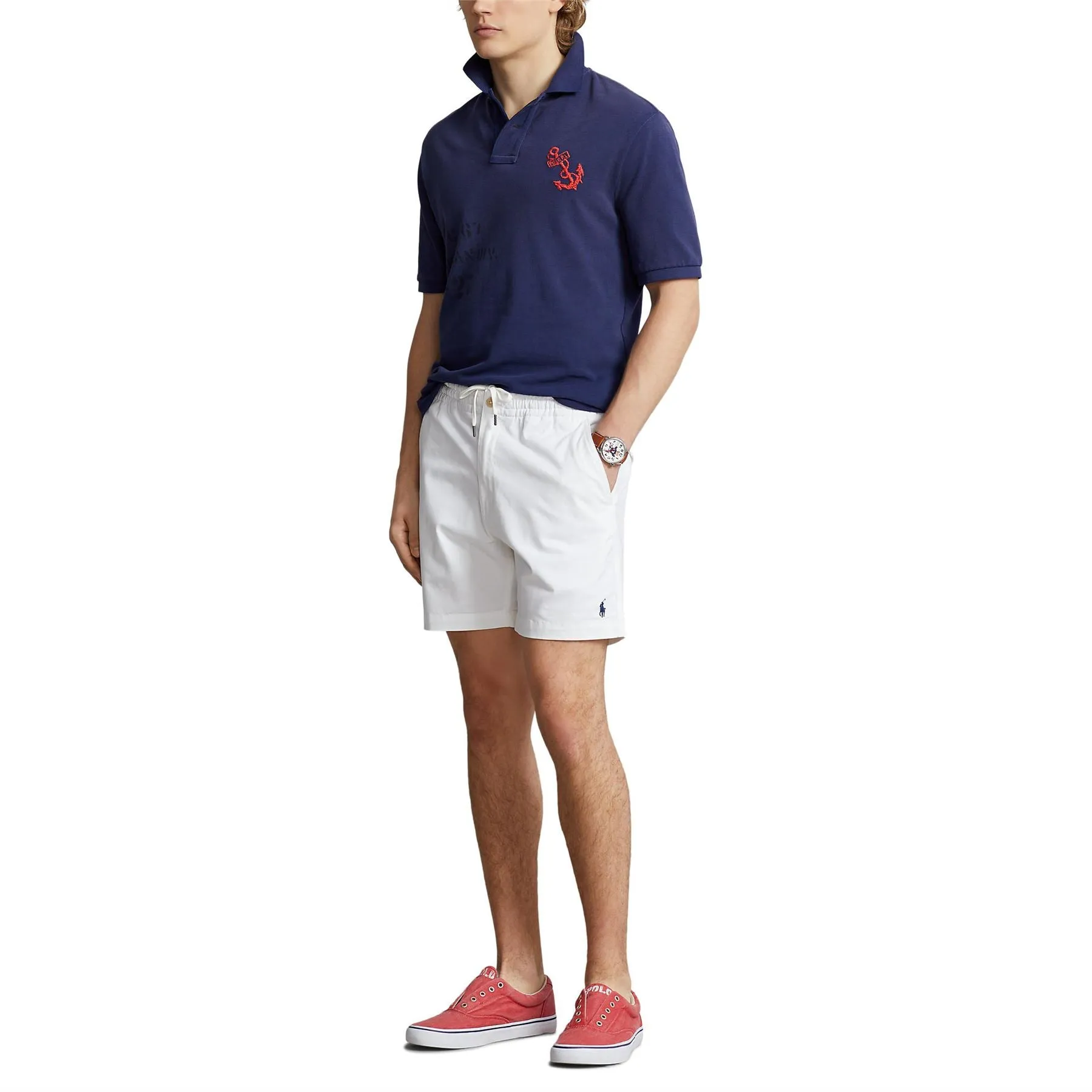 Polo Golf Classic Cotton Shorts White - SU24