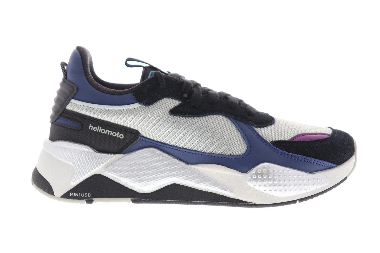 Puma RS-X Tech Motorola Gray Suede Sneakers