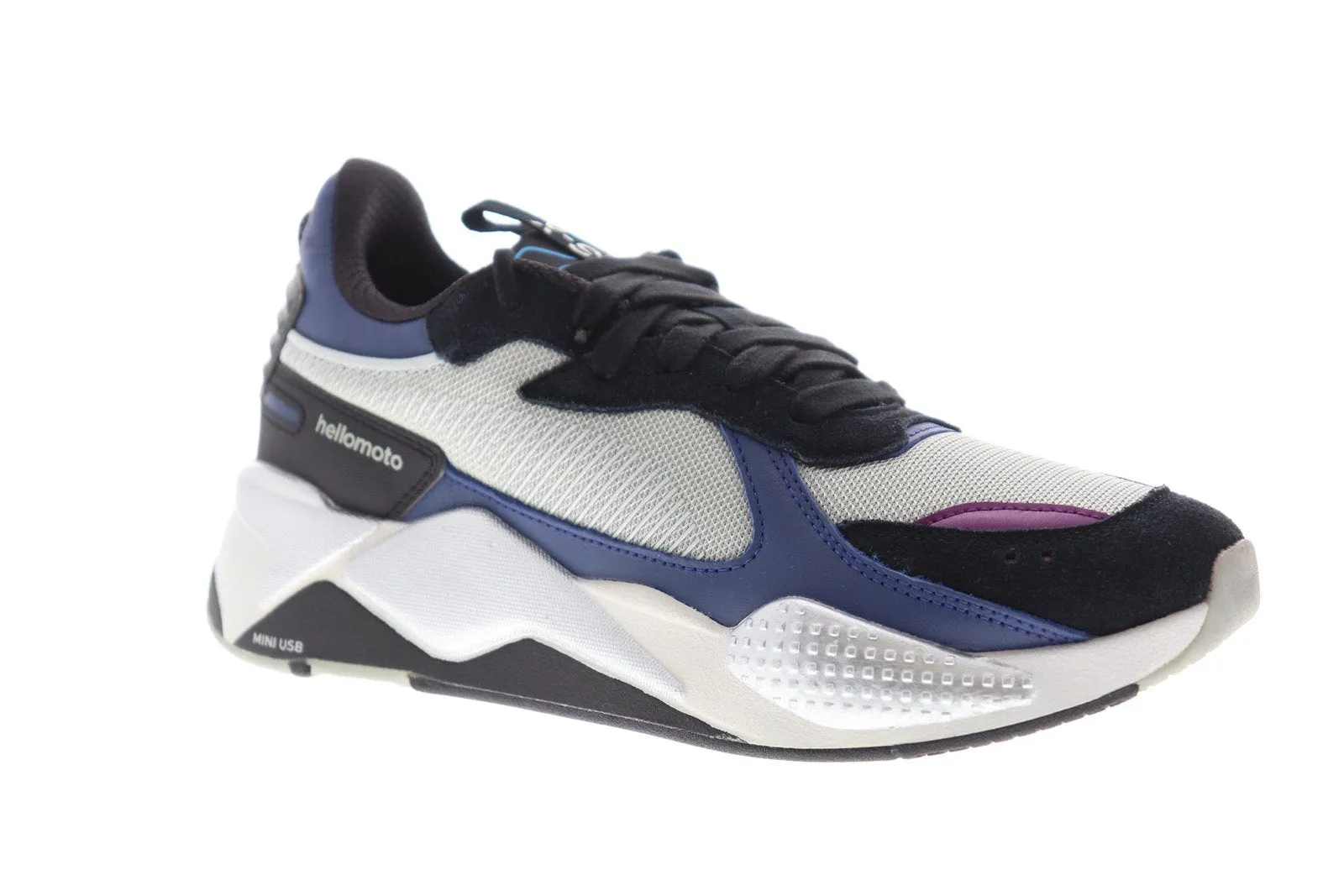 Puma RS-X Tech Motorola Gray Suede Sneakers