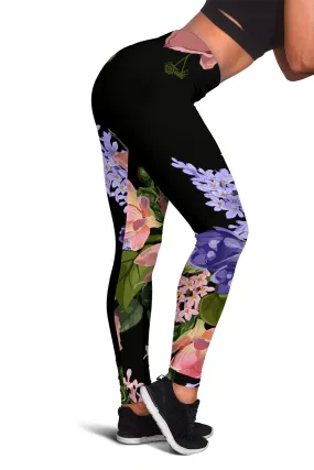 Purple Flowers | Dark Trousers