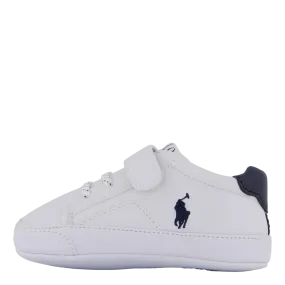 Ralph Lauren Junior shoes Theron V Ps Layette L-white Tumbled/navy Pp