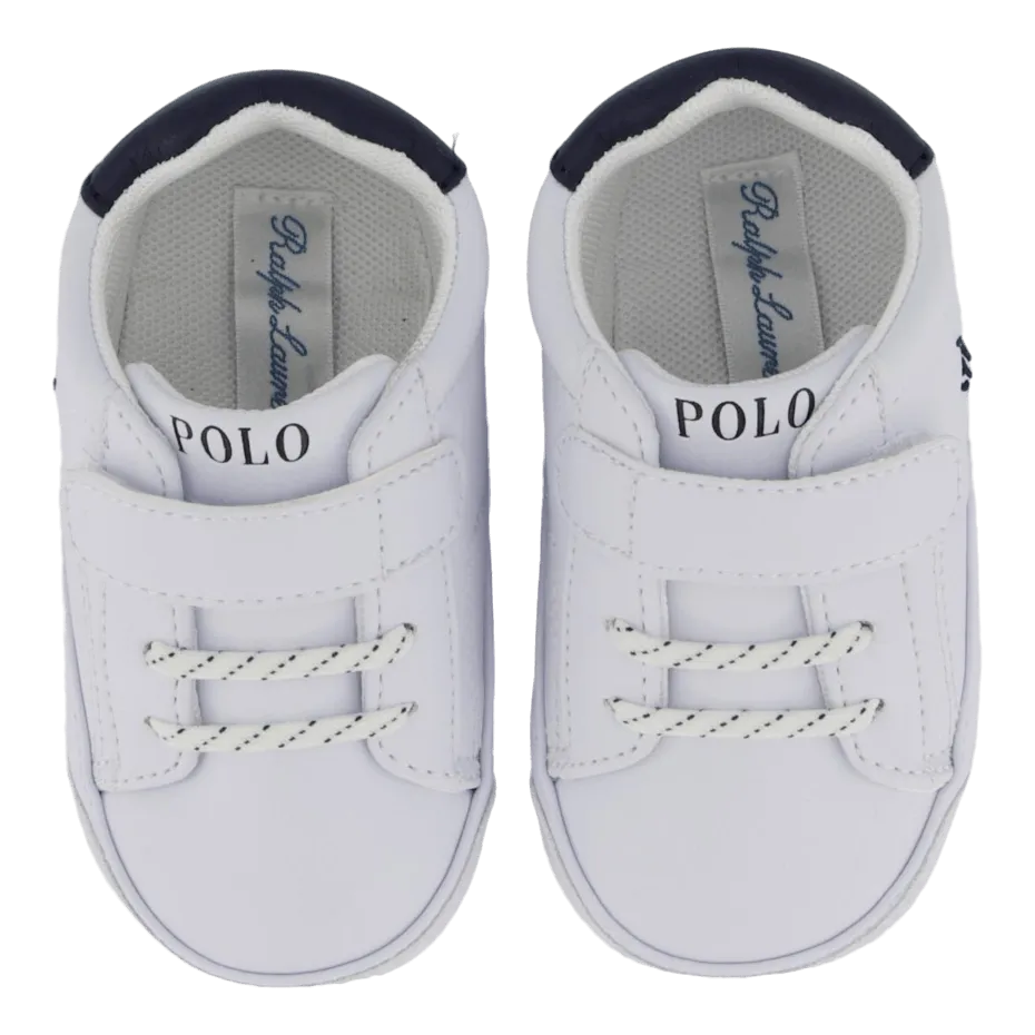 Ralph Lauren Junior shoes Theron V Ps Layette L-white Tumbled/navy Pp