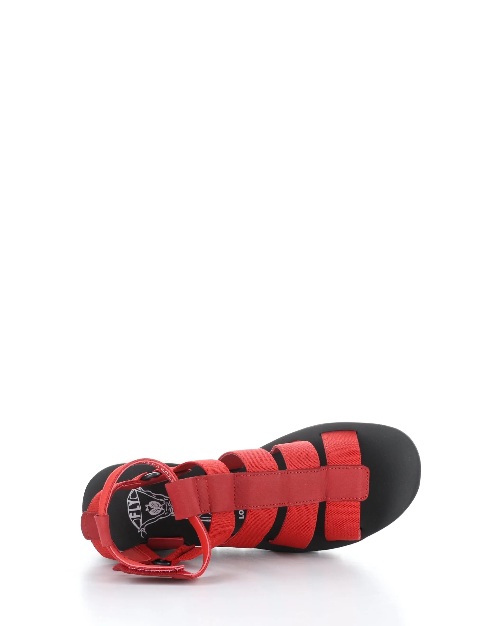 Red Velcro Sandals - YUFI032FLY. 