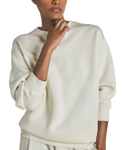 Reiss Les 100 Ciels Oversized Crewneck Sweater