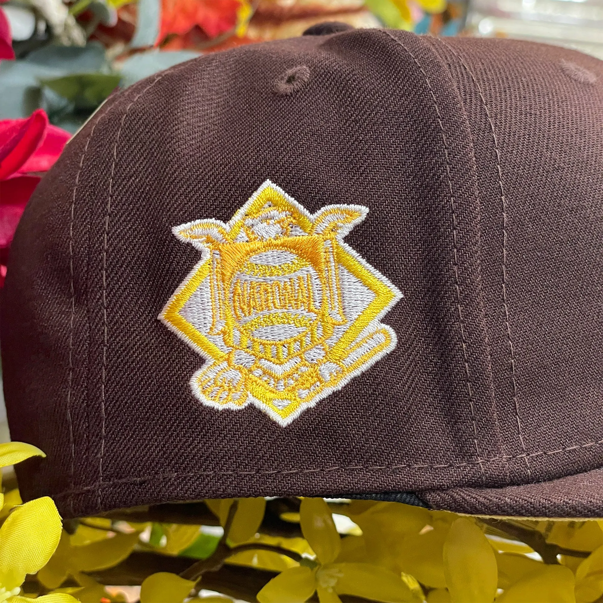 San Diego Padres Bloom Walnut Floral Fitted Cap