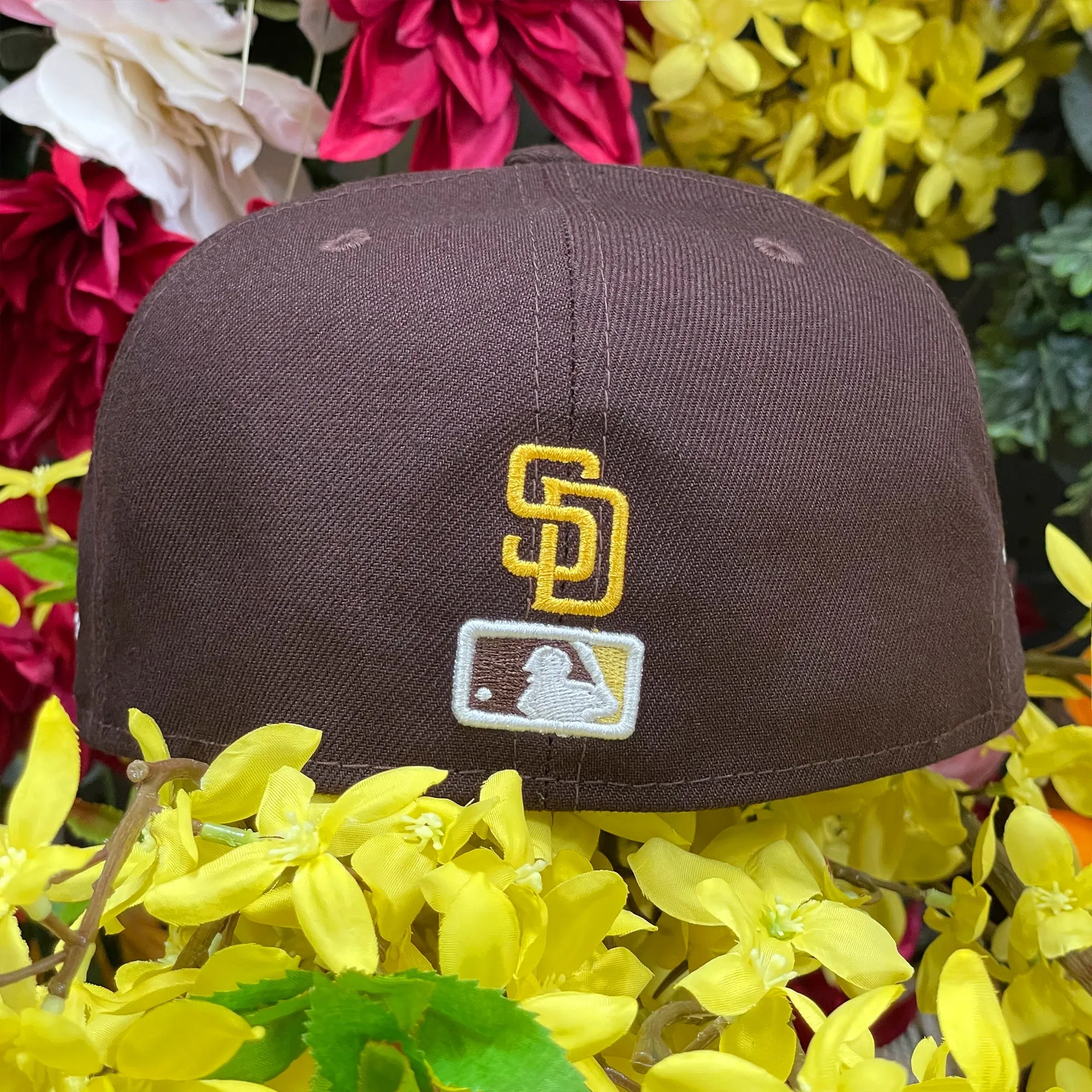 San Diego Padres Bloom Walnut Floral Fitted Cap