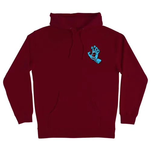 Santa Cruz Skateboards Screaming Hand Hoody Pullover - Maroon