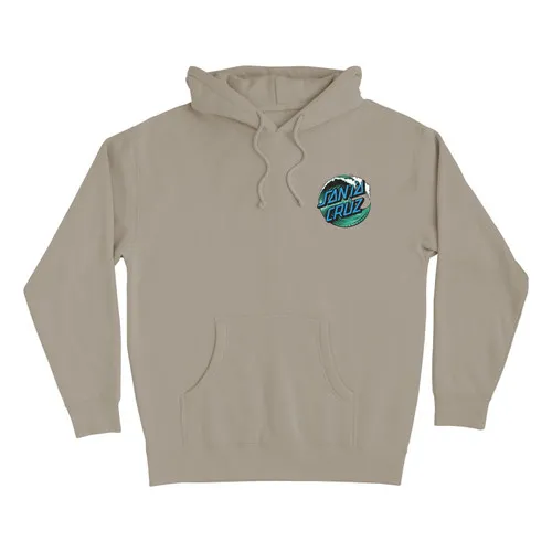 Santa Cruz Skateboards Wave Dot Hoody Pullover Cement