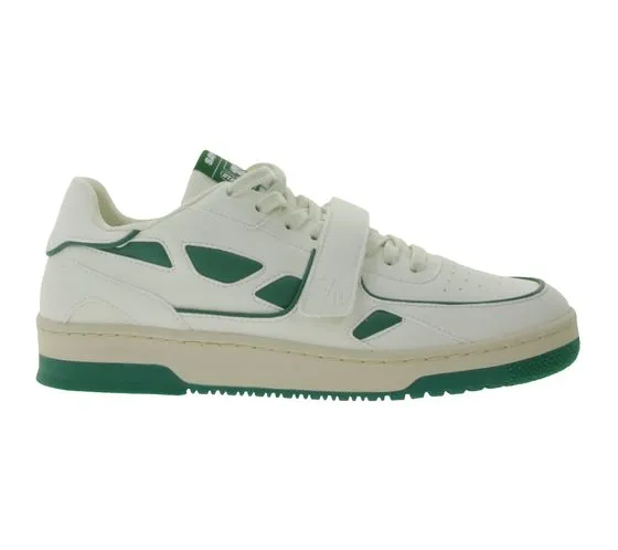 SAYE Modelo 92 Sneakers Vegan Low-Top Shoes with Logo Details M92-01 White/Green