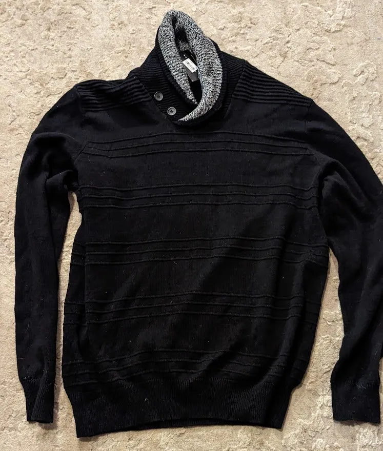 Sean John Shawl Collar Sweater - Men's Fashion - Winter Clothing