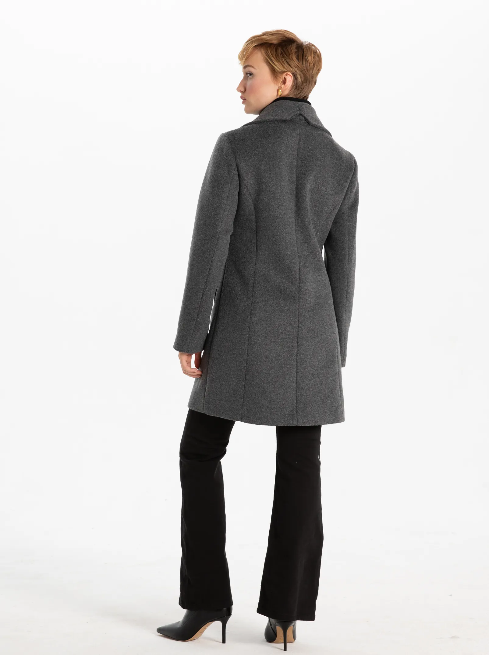 SERENA Melton Long Coat Manteau Long en Melton