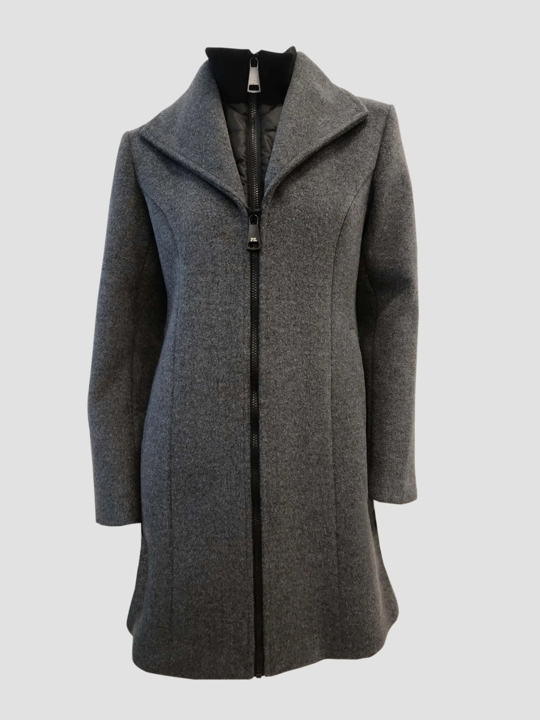 SERENA Melton Long Coat Manteau Long en Melton