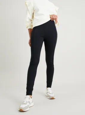 Shop Black Ponte Pintuck Leggings size 8R - TU