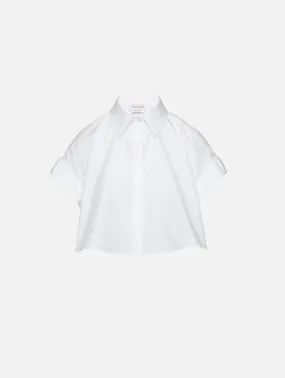 Short Sleeve Poplin Shirt.