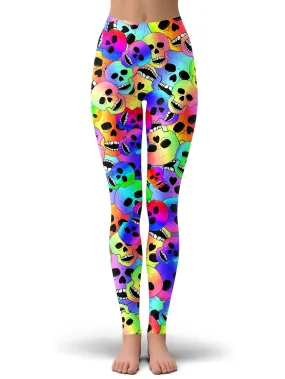 Skull Print Leggings