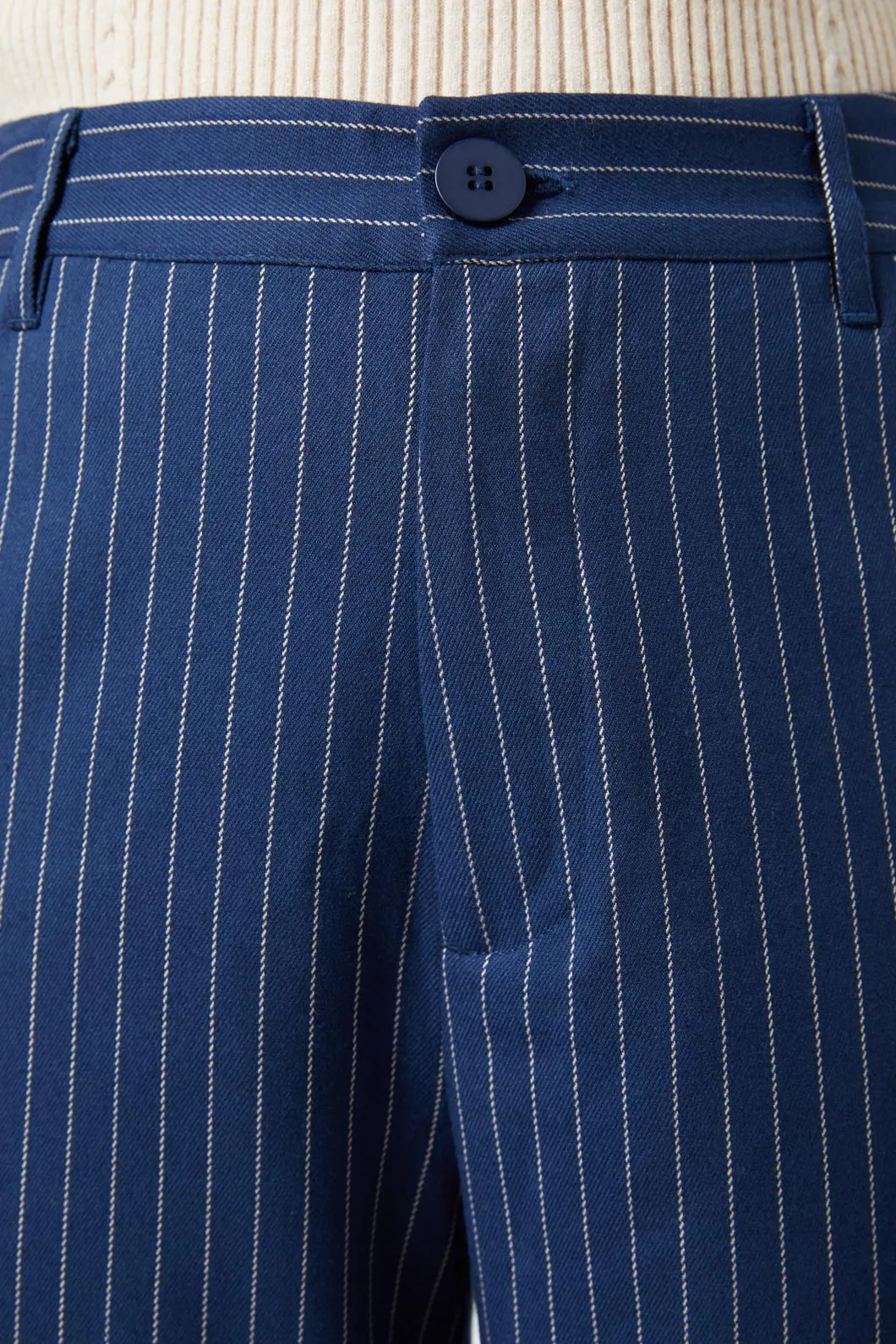 Slim Fit Pinstripe Trousers