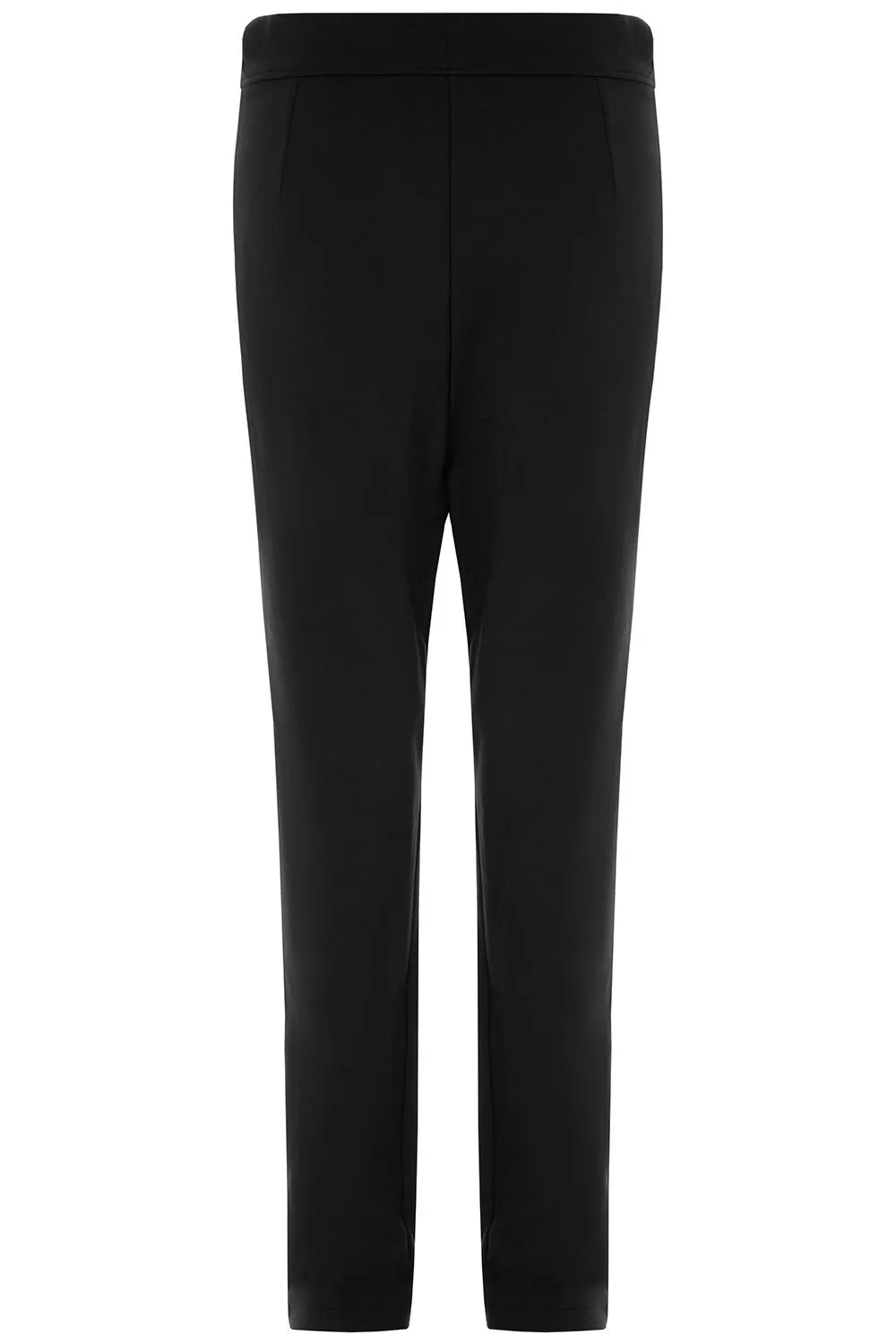 Slim Fit Ponte Trousers with Elasticated Waist