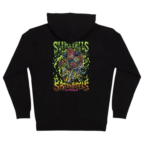 Slime Balls Wheels Hoodie Dirty Donny Original Black Slime Sweater.