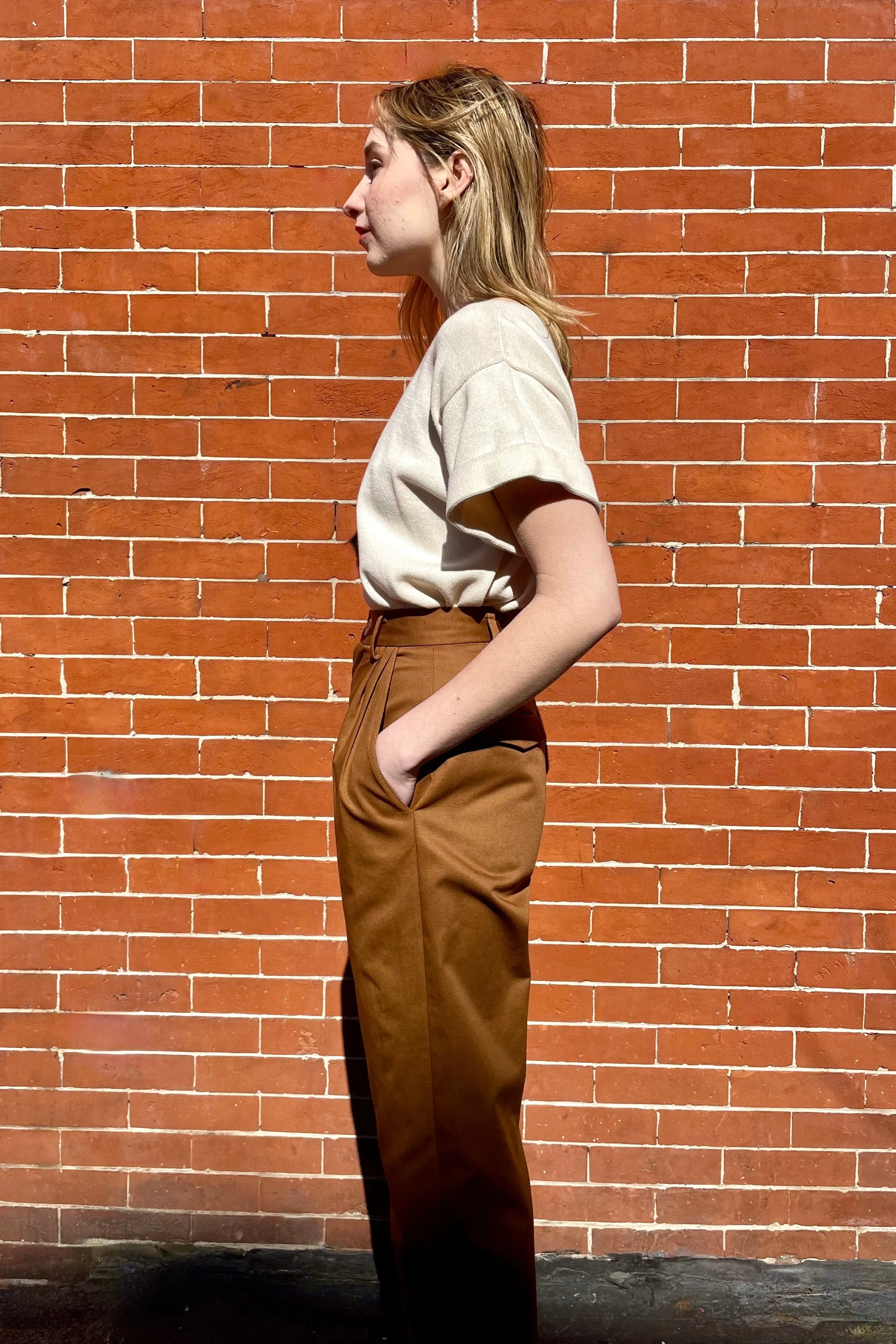 Cotton Twill Sophia Pant