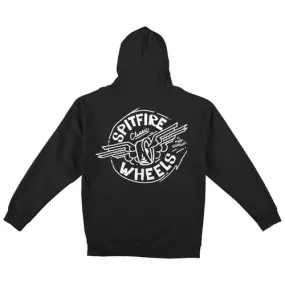 Spitfire Black Classic Skateboard Wheels Hoody Gonz Flying