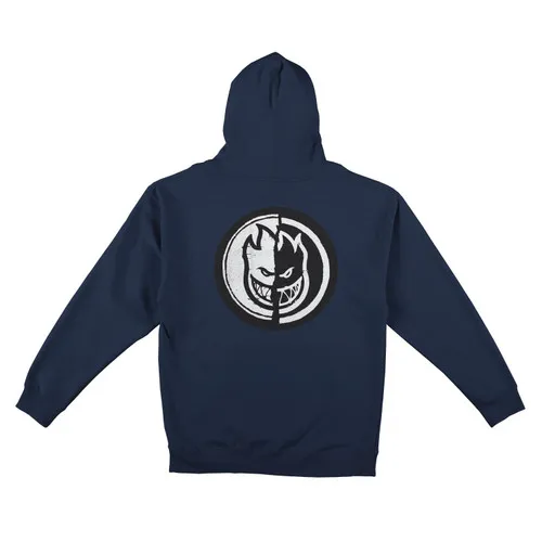 Spitfire Wheels Hoodie Yin Yang Sweatshirt (Navy/Black/White)