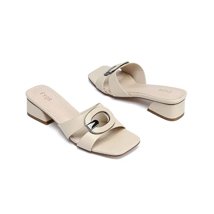 Square Toe Mule Sandal HL 188: Stylish and Comfortable Sandals for Women