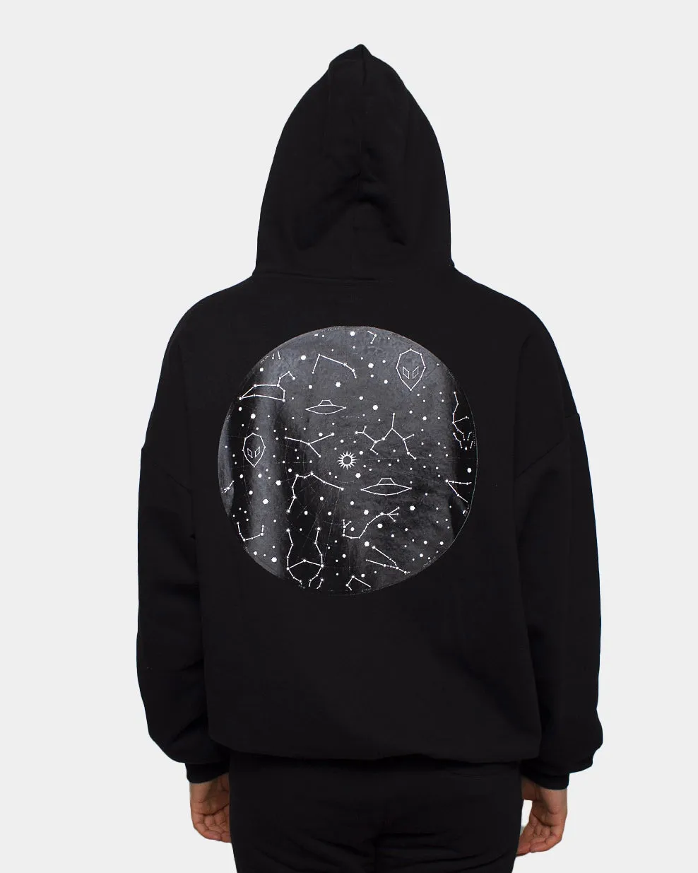 STARGAZER Black Oversized Hoodie • Shop Now