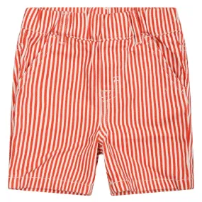 Stella McCartney Red And White Stripes Baby Shorts