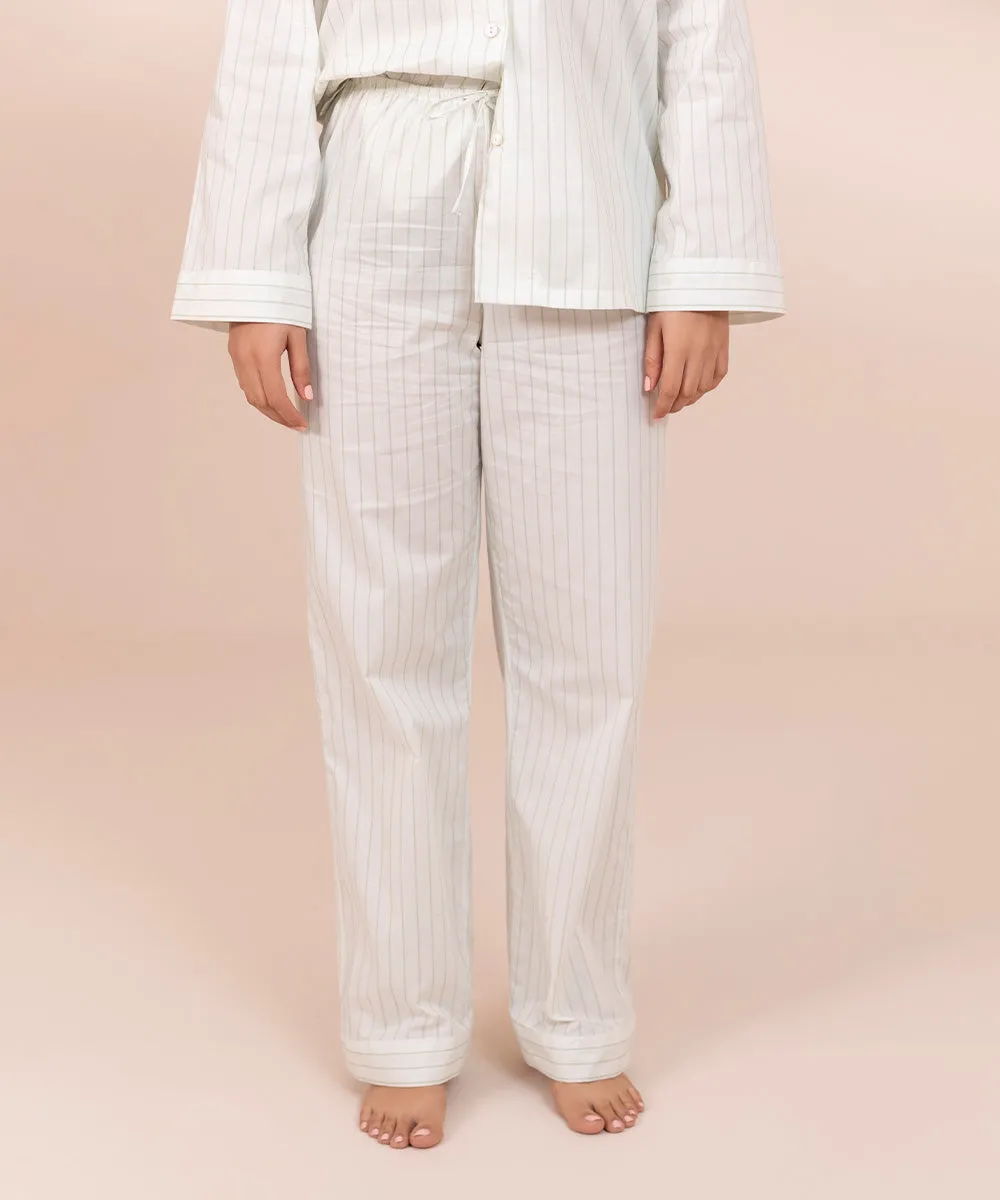 Striped Cotton Pajamas Set