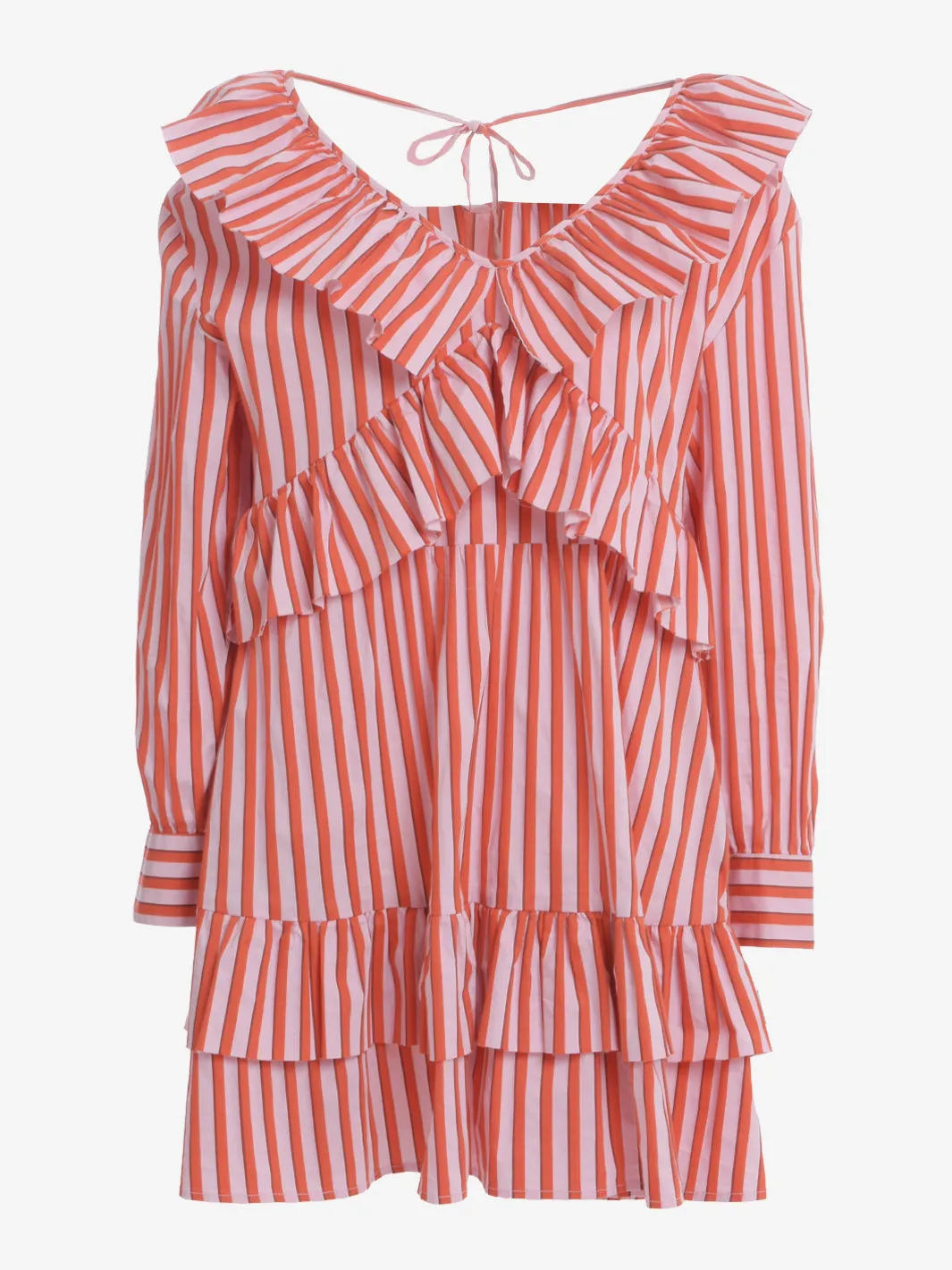 Striped Midi Dress by MSGM.