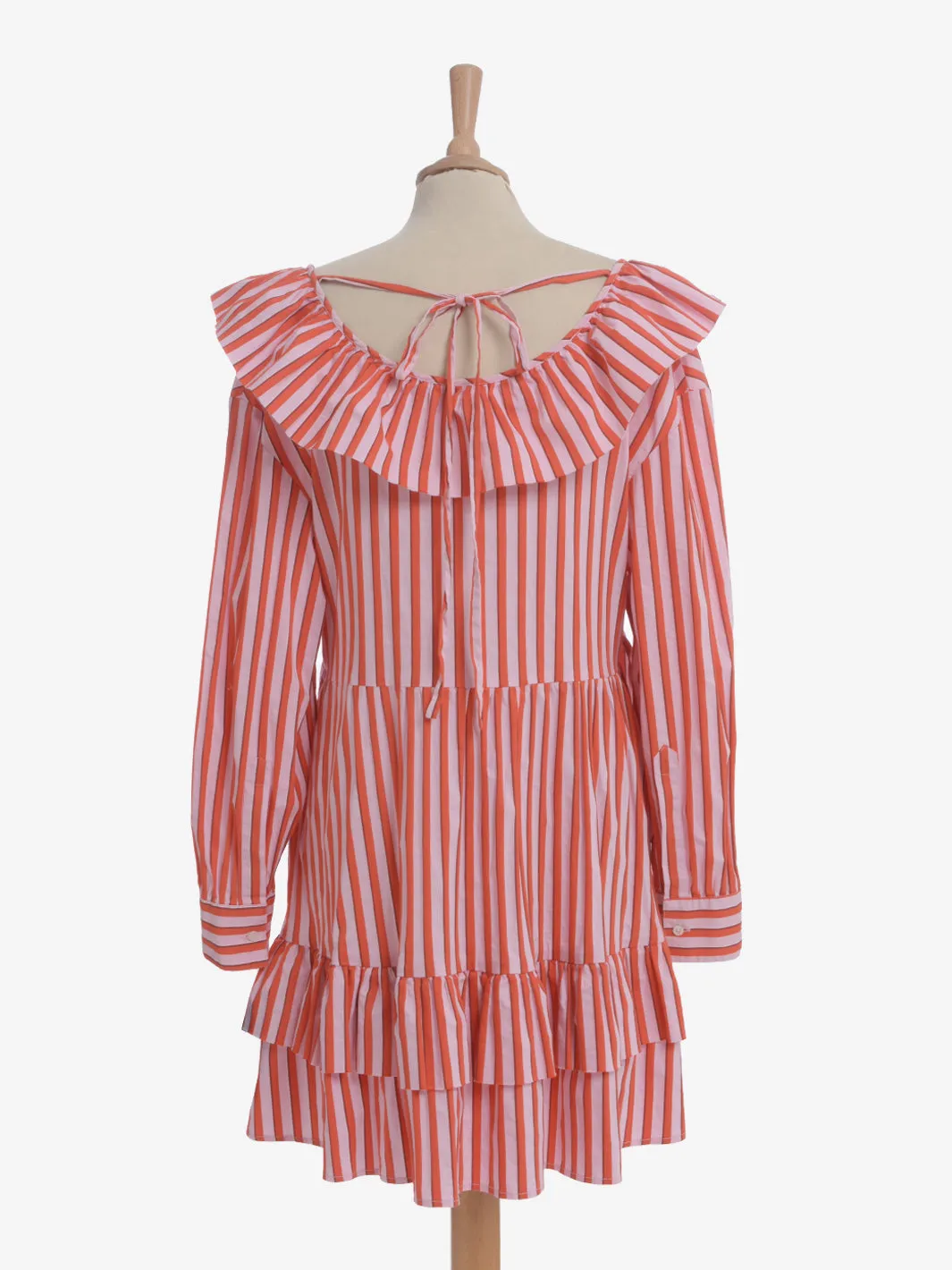 Striped Midi Dress by MSGM.