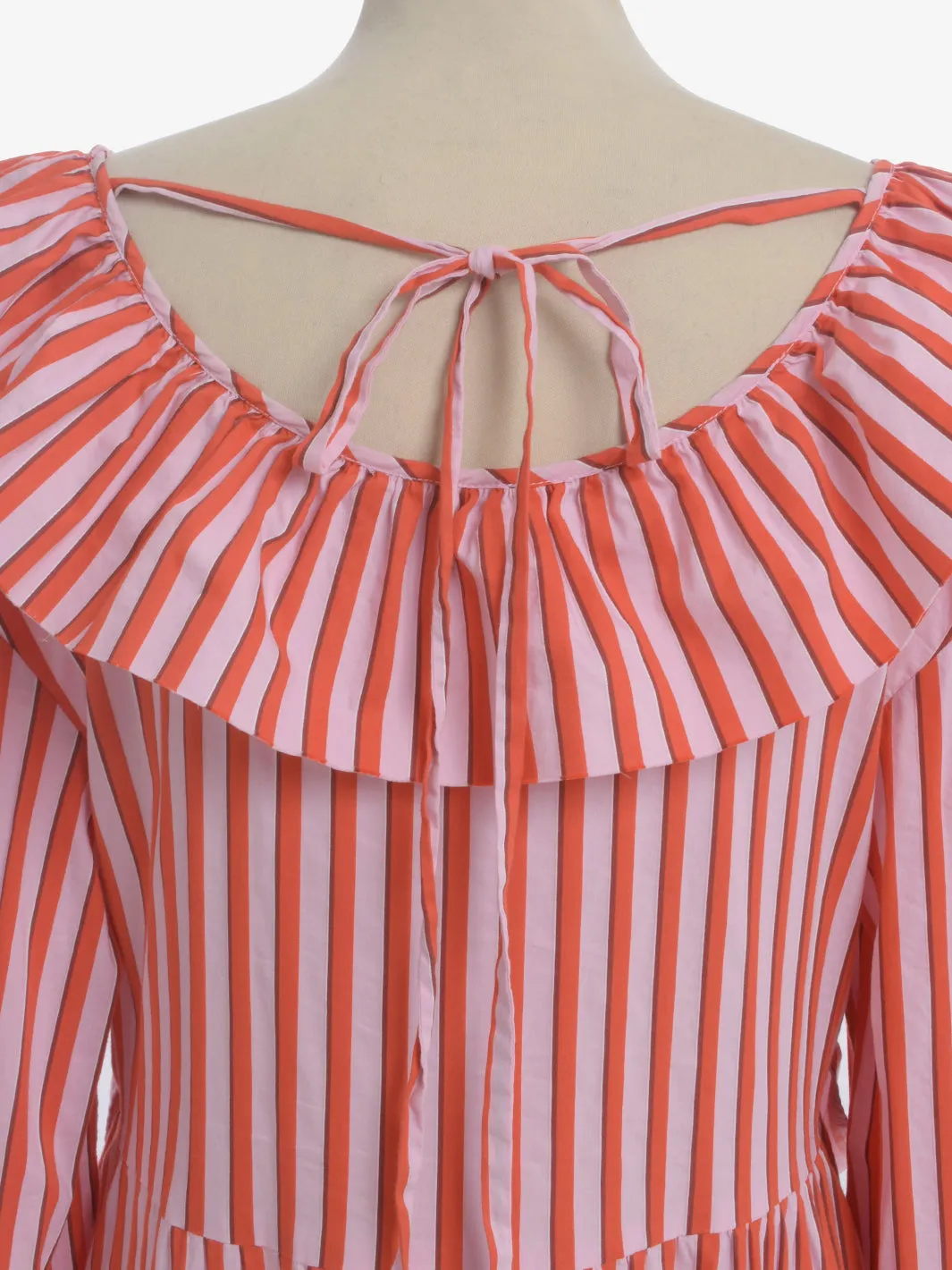 Striped Midi Dress by MSGM.