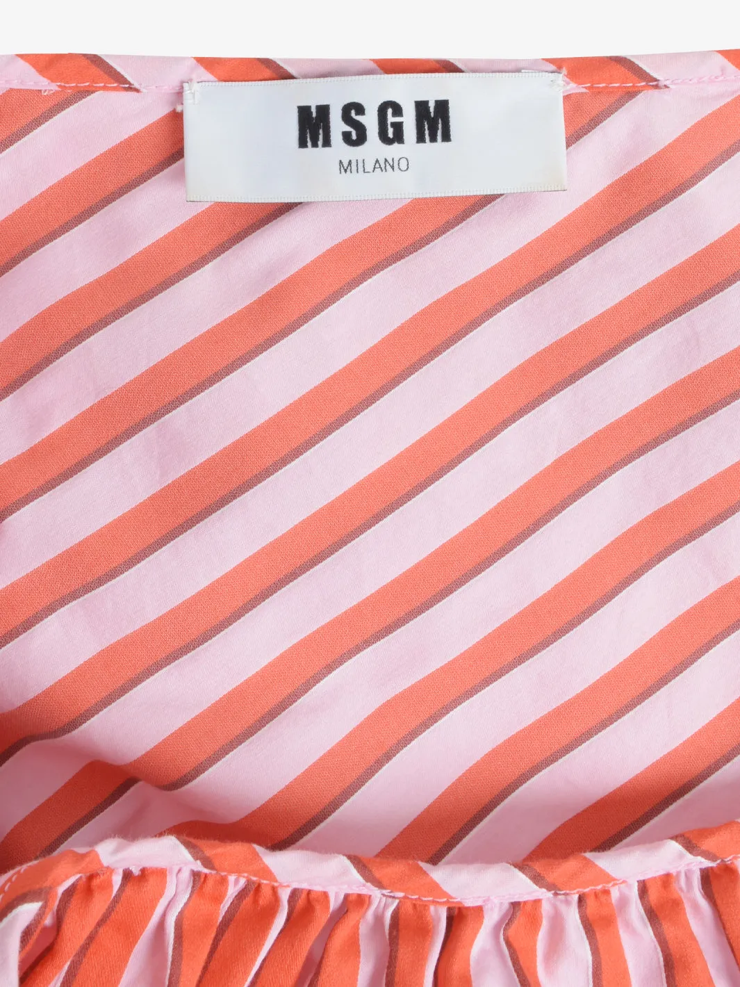 Striped Midi Dress by MSGM.