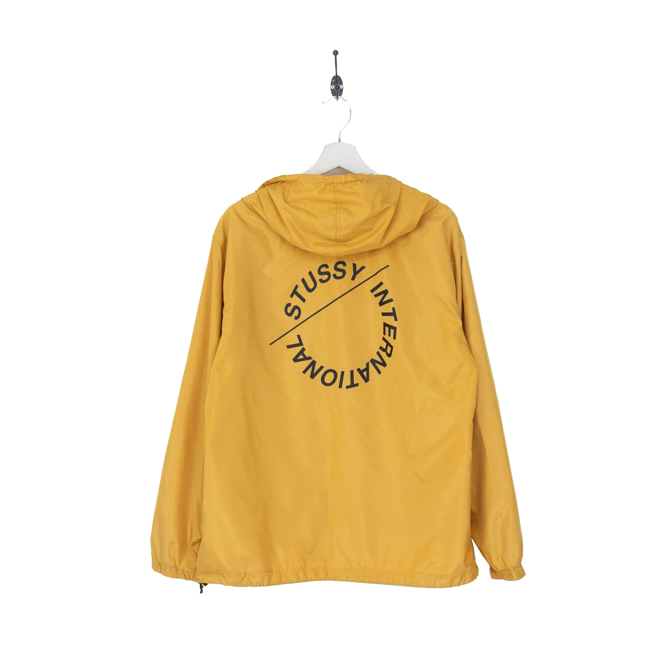 Stussy International Yellow Hooded Tech Jacket