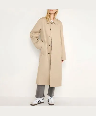 Stylish Cotton-Blend Mac Coat with American quality