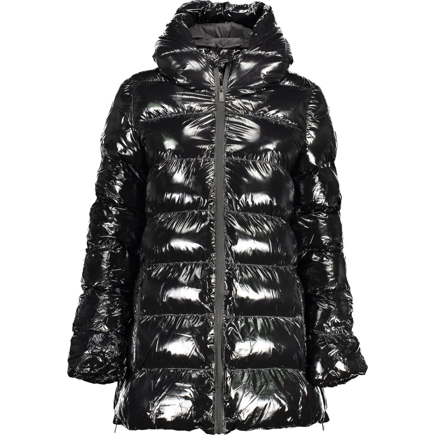 Stylish Hooded Jacket with Side Zipper Detail