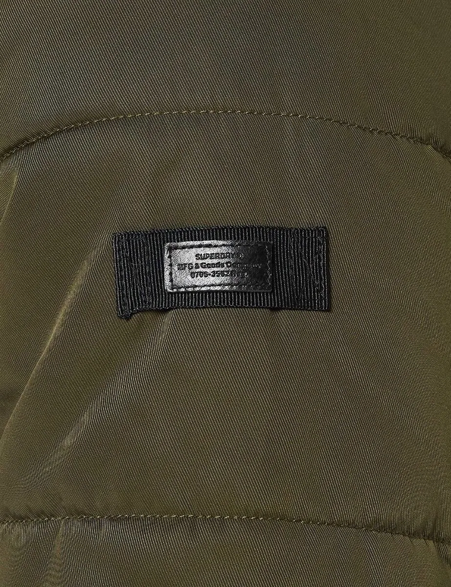 Superdry Khaki Chinook Long Padded Jacket