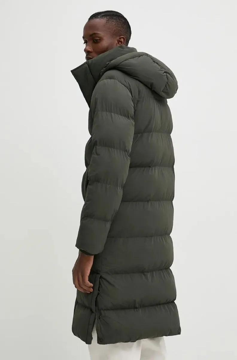 Olive Good Surplus Superdry Longline Hooded Puffer Jacket