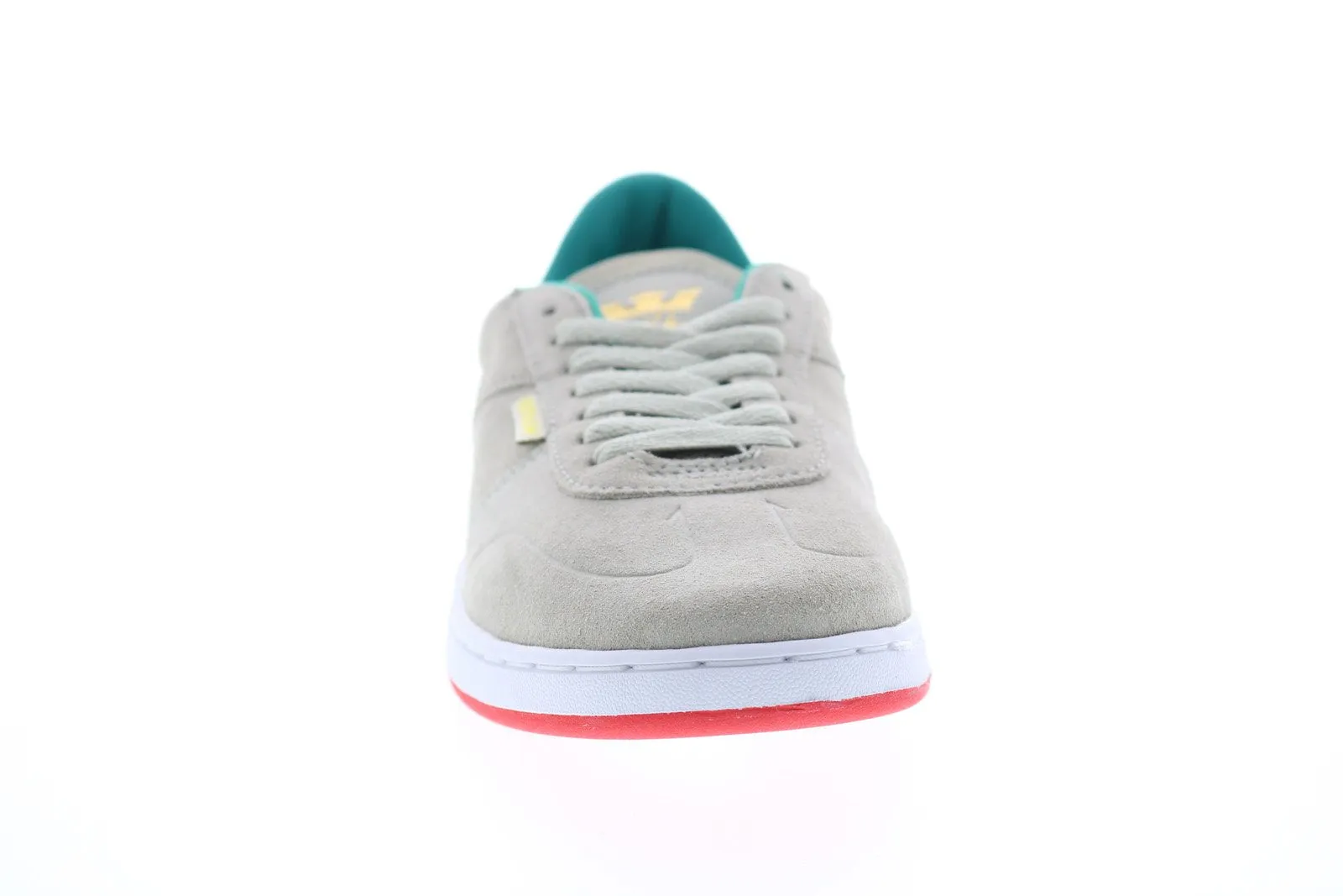 Supra Elevate Gray Suede Skate Sneakers