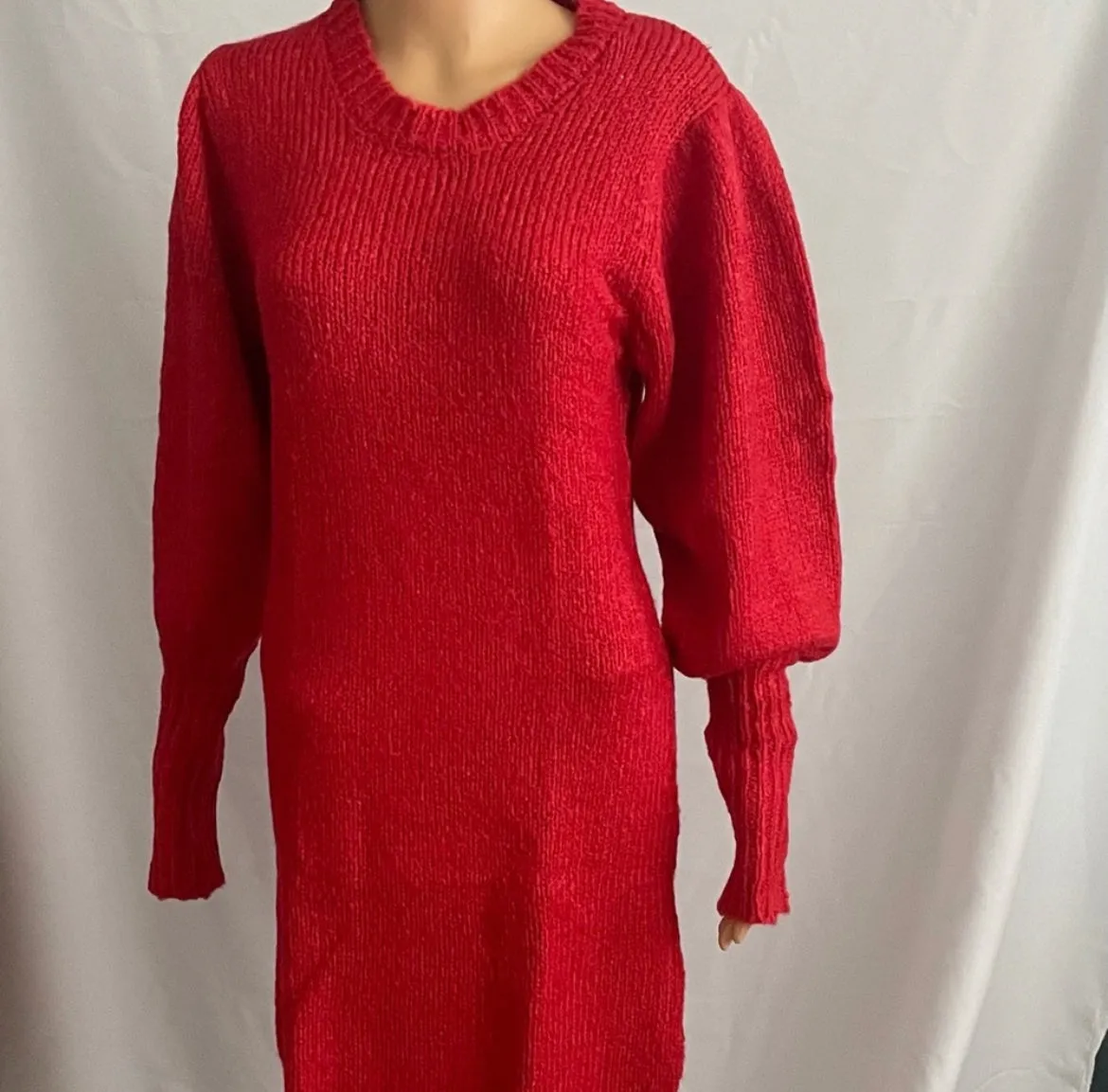 Sweater Dress with Dolman Sleeves - Shop Now