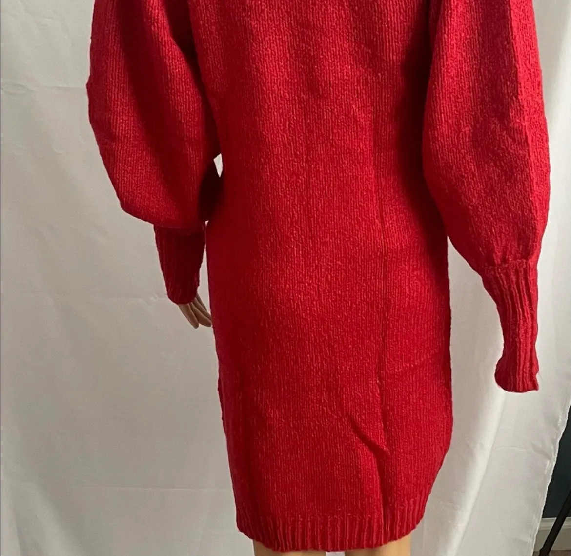 Sweater Dress with Dolman Sleeves - Shop Now