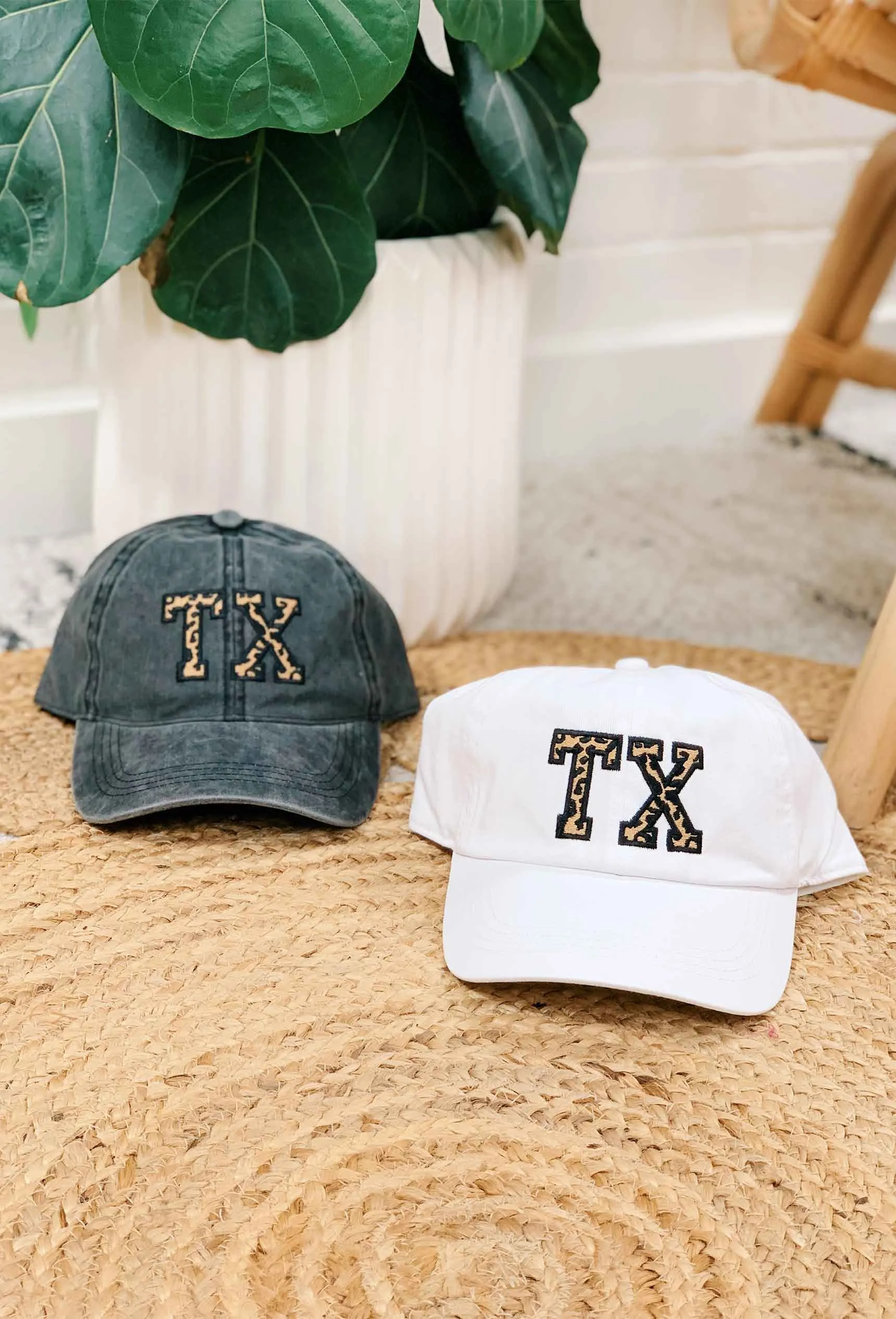 Texas Leopard Print Baseball Cap