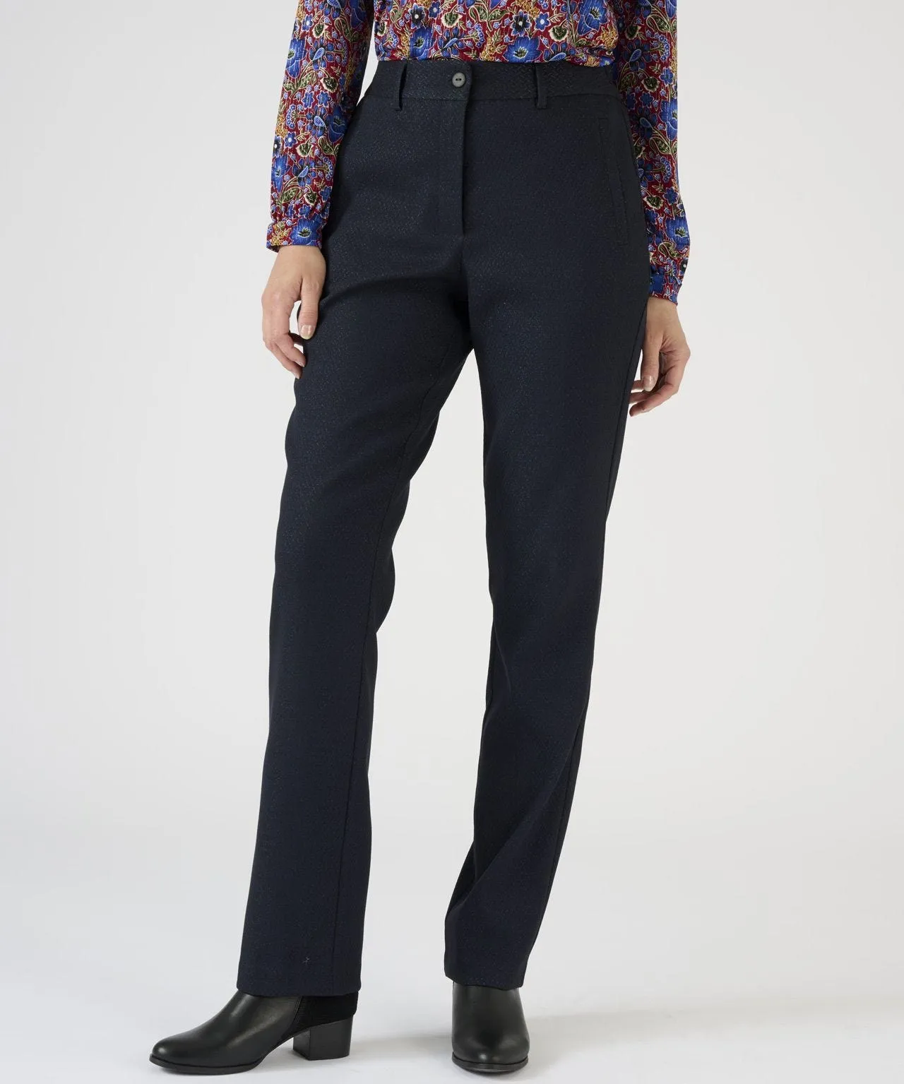 Textured Jacquard Pants