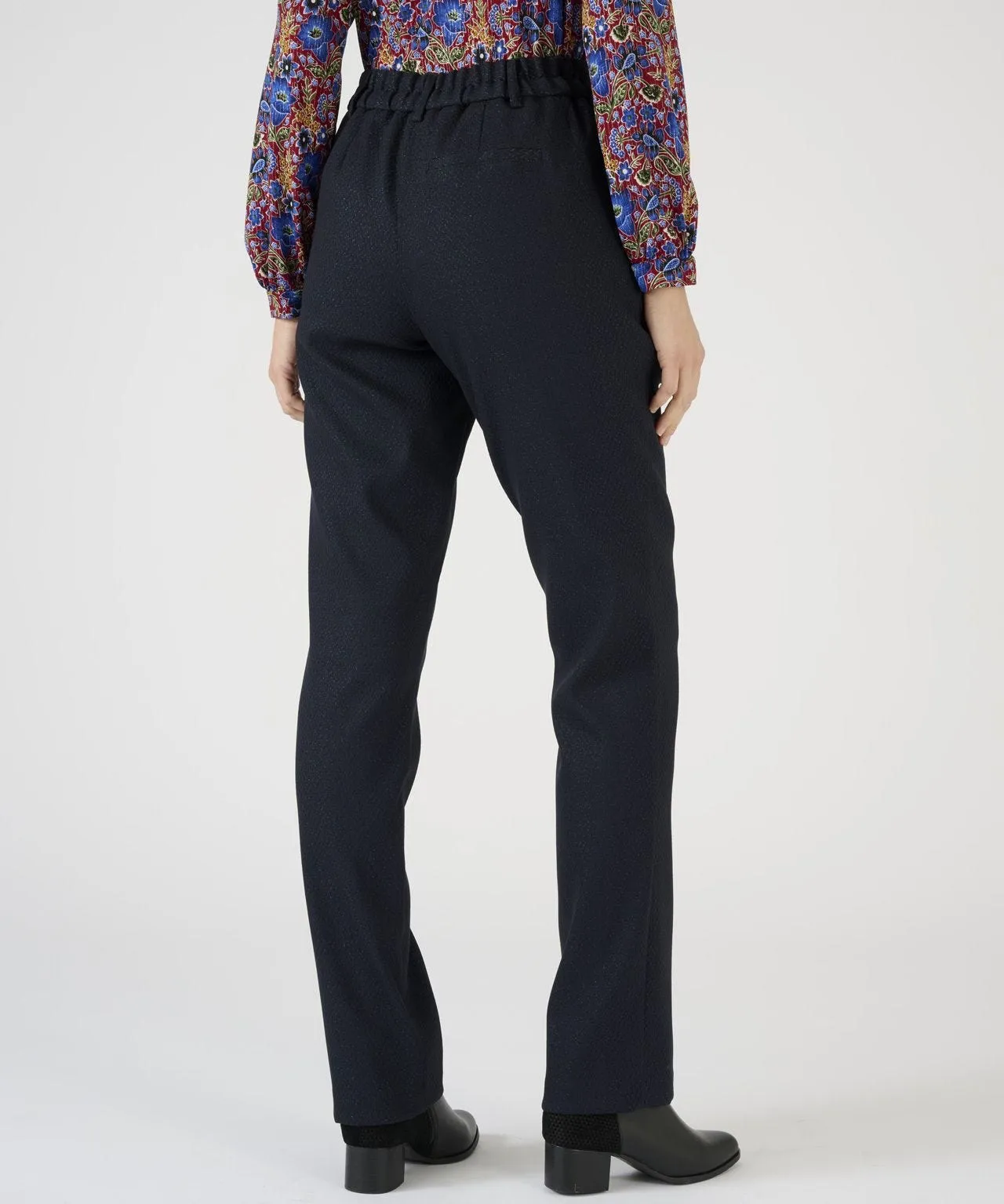 Textured Jacquard Pants