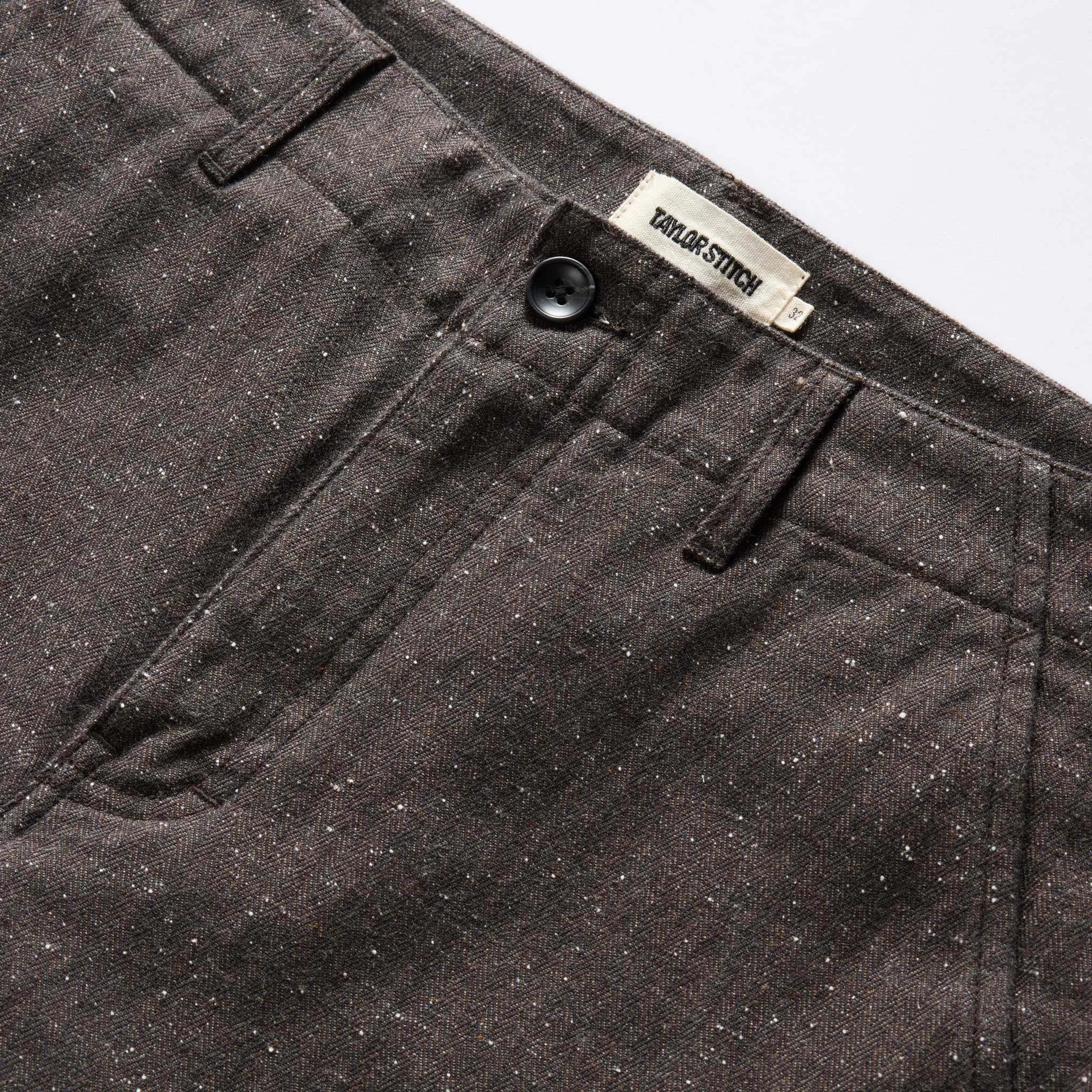 Peat Nep Herringbone Carnegie Pant