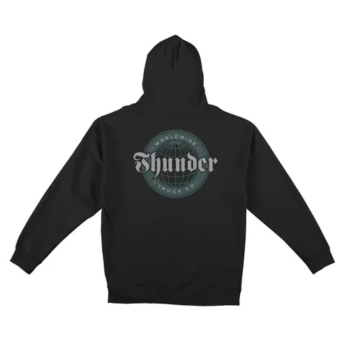 Thunder Trucks Hoody Global Zip Up Hoody in Black, Grey, and Green