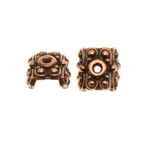 TierraCast Copper Raja Bead Pendant Caps 5.6mm - Pack of 2