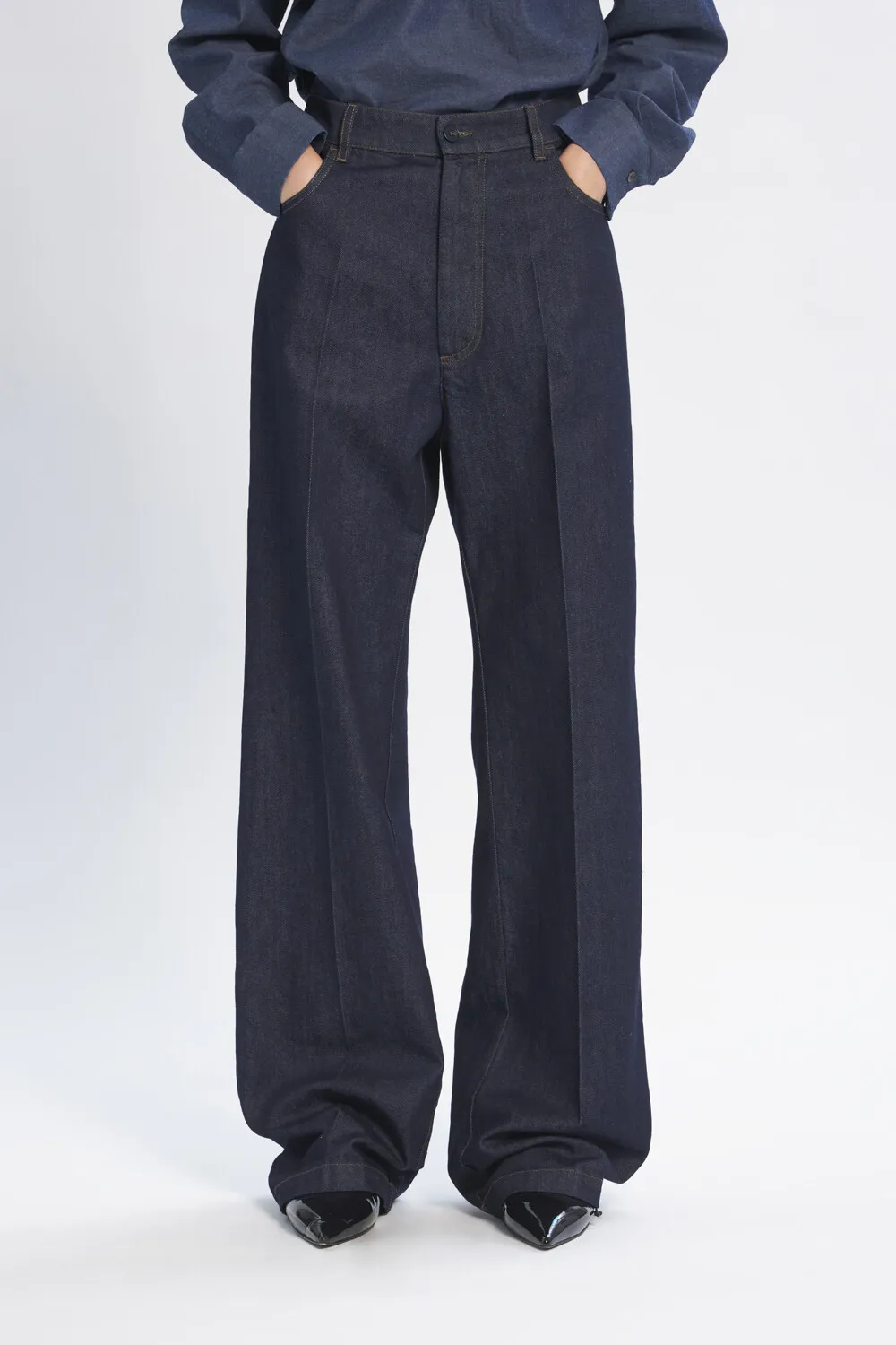 Navy Barone Geco Trousers